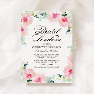 Convite Almofada Bridal, Cor Flórida Rosa Elegante