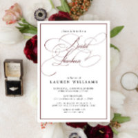 Almofada Bridal Elegante Burgundy