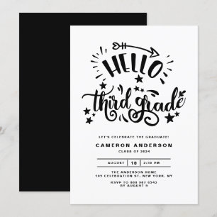 Convite Alô Terceiro Grau   Graduação do segundo grau e