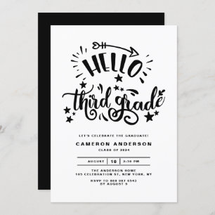 Convite Alô Terceiro Grau   Graduação do segundo grau em p