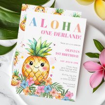 Aloha Onederland Summer Pineapple primeiro anivers