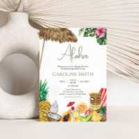 Aloha Tropical Havaiana Chá de fraldas
