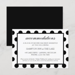Convite Alojamentos de Casamento| Gabinete Black Classic