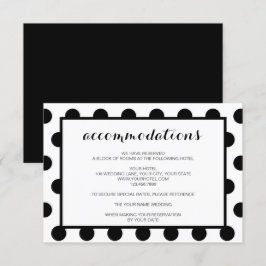 Convite Alojamentos de Casamento| Gabinete Black Classic