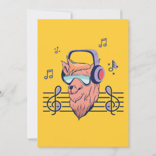 Convite Alpaca de Arte Musical Ouvindo Música