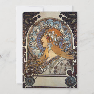 Convite Alphonse Maria Mucha - Zodiac