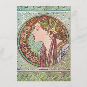 Convite Alphonse Mucha Goddess Art