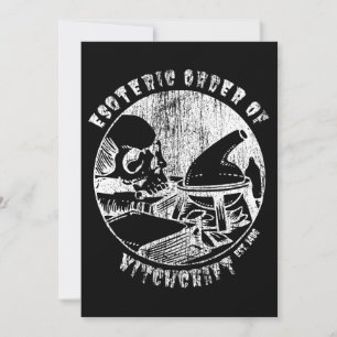 Convite Alquimista de Bruxaria com Ordem Mágica