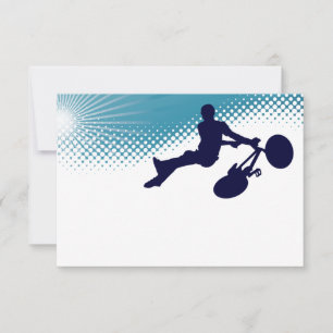 Convite alta bicicleta do céu