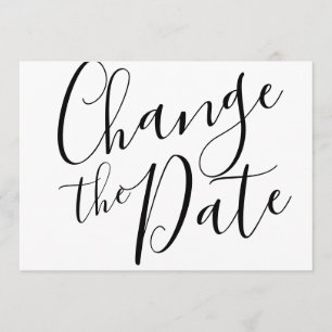 Convite Alterar a data adiada do evento cancelado moderno