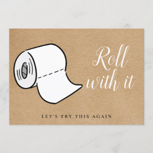 Convite Alterar a data adiada para o evento cancelado