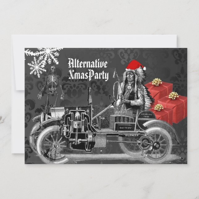 Convite Alternativo    SteampunkChristmas (Frente)