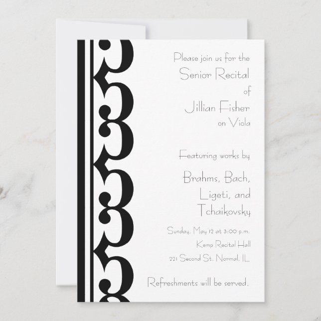 Convite Alto Clef - Considerando (Frente)