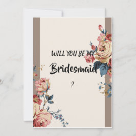 Convite amada Bridesmaid