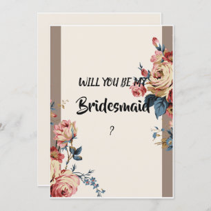 Convite amada Bridesmaid