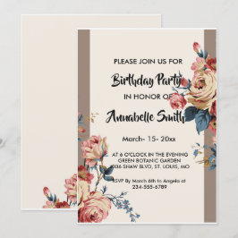 Convite amado Aniversário