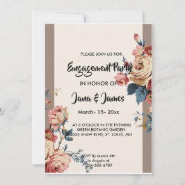 Convite amadoEngagement