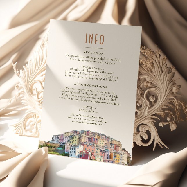 Convite Amalfi Costa Itália Destino Inserir Detalhes da IN (Criador carregado)