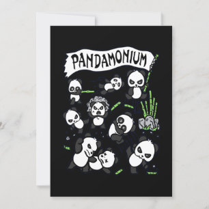 Convite Amante de Panda   Mantenha a Calma e Ame Panda