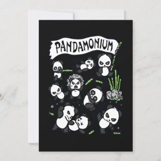 Convite Amante de Panda | Mantenha a Calma e Ame Panda