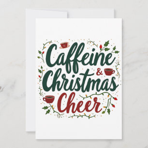 Convite Amantes de Café e Alegria de Natal