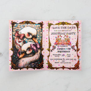 Convite Amantes de cisnes