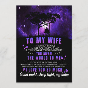 Convite Amantes de Esposa  Para Minha Mulher Eu Te Amo Tan