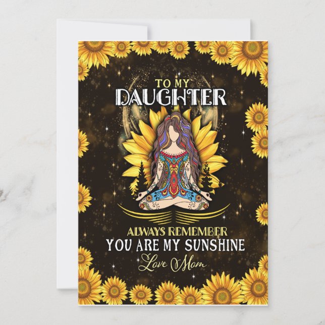 Convite Amantes de Filhas | Para Minha Filha Amor Mamãe (Frente)