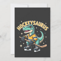 Amantes de Hockeysaurus Hóquei no Gelo Dinossauros