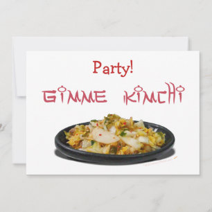 Convite Amantes de Kimchi