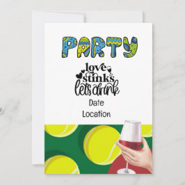 Convite Amantes de Vinho do Dia de os namorados tênis Paye