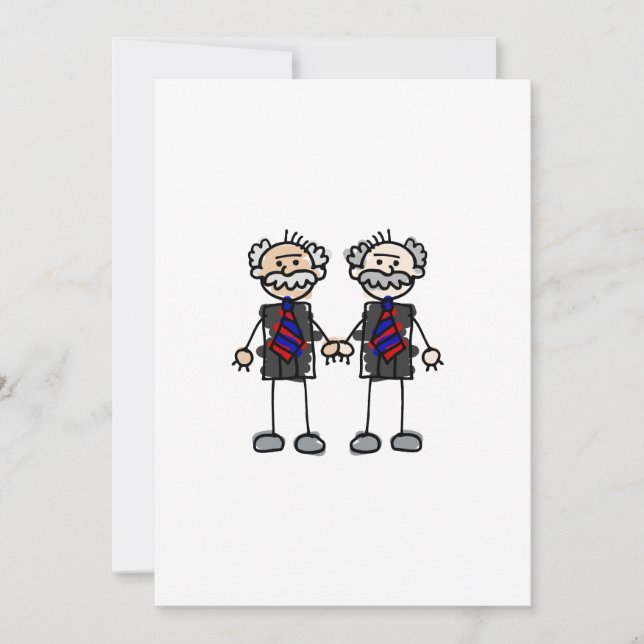 Convite Amantes do Velho Homem (Frente)