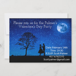 Convite Amantes sob lua de cheio