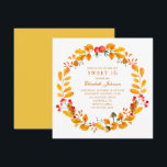 Convite Amarelo de outono doce 16. Fall jarden 16 anos<br><div class="desc">Amarelo outono doce convite de 16 anos de aquarela. Entre em contato comigo,  por favor,  se precisar de itens adicionais.</div>