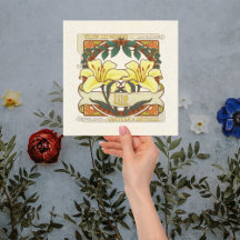 Amarelo Flor Liloso Significa Estilo De Vintagem A