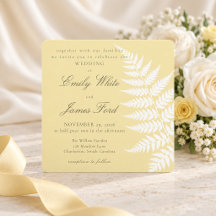 Amarelo Manteiga Branco Feto Elegante Quadrado Cas