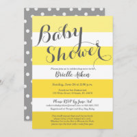 Amarelo moderno e cinzas listrados