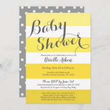 Amarelo moderno e cinzas listrados