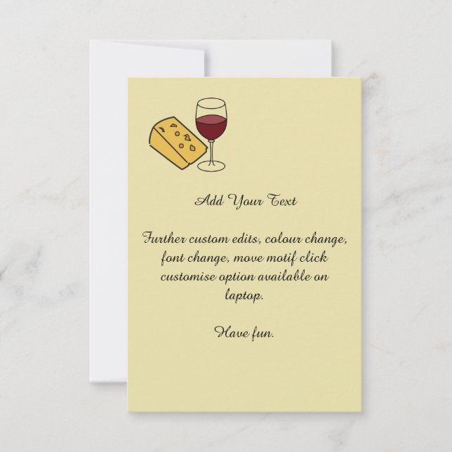 Convite Amarelo Personalizado para Festas de Queij (Frente)