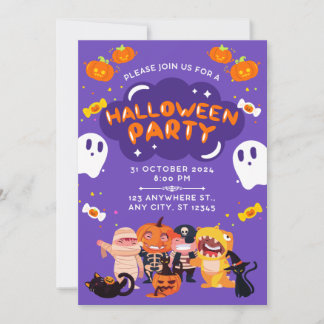 Convite Amazing Halloween Party Inivitation