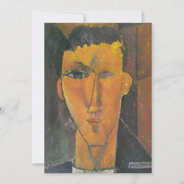 Convite Amedeo Modigliani - Raymond Radiguet (Frente)
