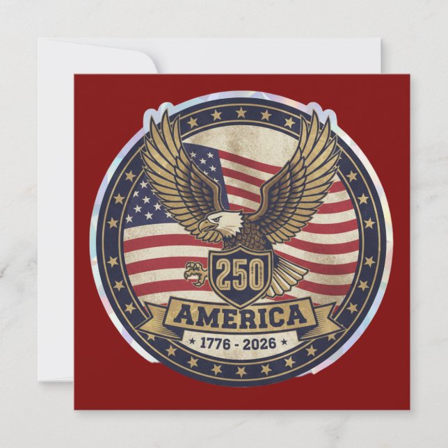 Convite America 250  (Frente)