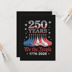 Convite América 250 Anos 4 de Julho