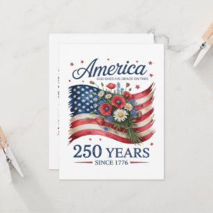 Convite América 250 Anos de Liberdade 1776 2026