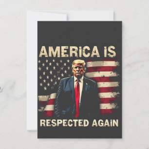 Convite América é respeitada novamente Trump USA 4 de julh