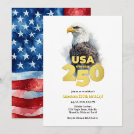 Convite American Eagle America's 250th Anniversary