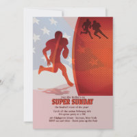 Convite Americano para Futebol