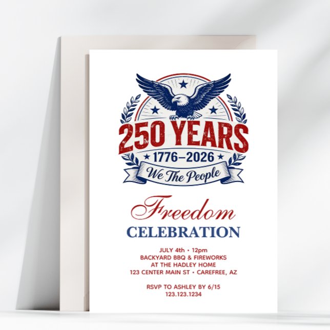 Convite America's 250th Anniversary Event (Criador carregado)