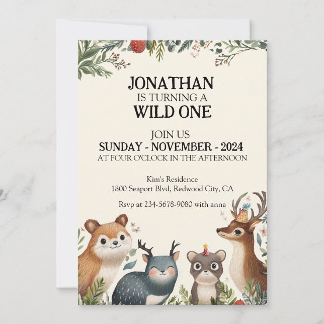 Convite Amigos de Animais (Frente)