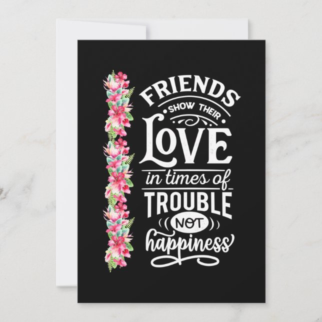 Convite Amigos Mostram Seu Amor (Frente)